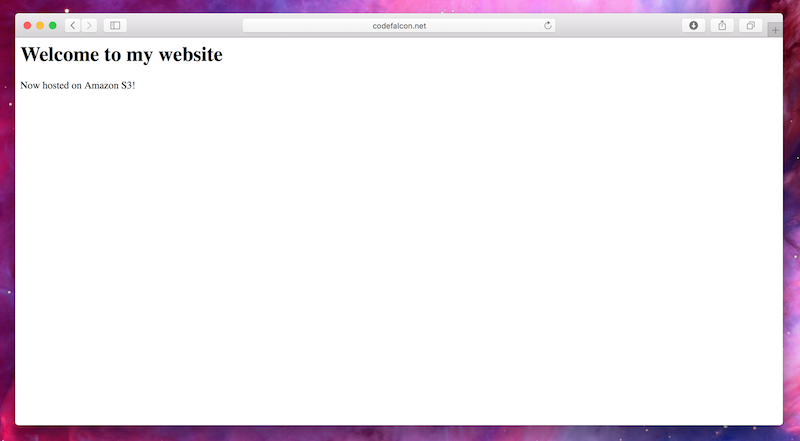 Website first version